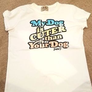 Juicy Couture My Dog is Cuter tee